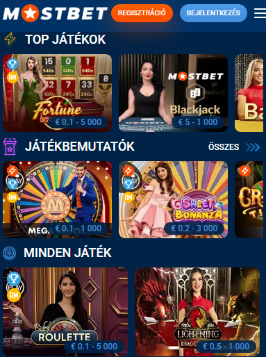 Élő osztós játékok
