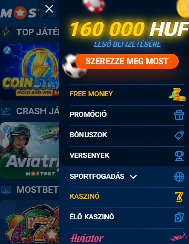 Mostbet bonus HU